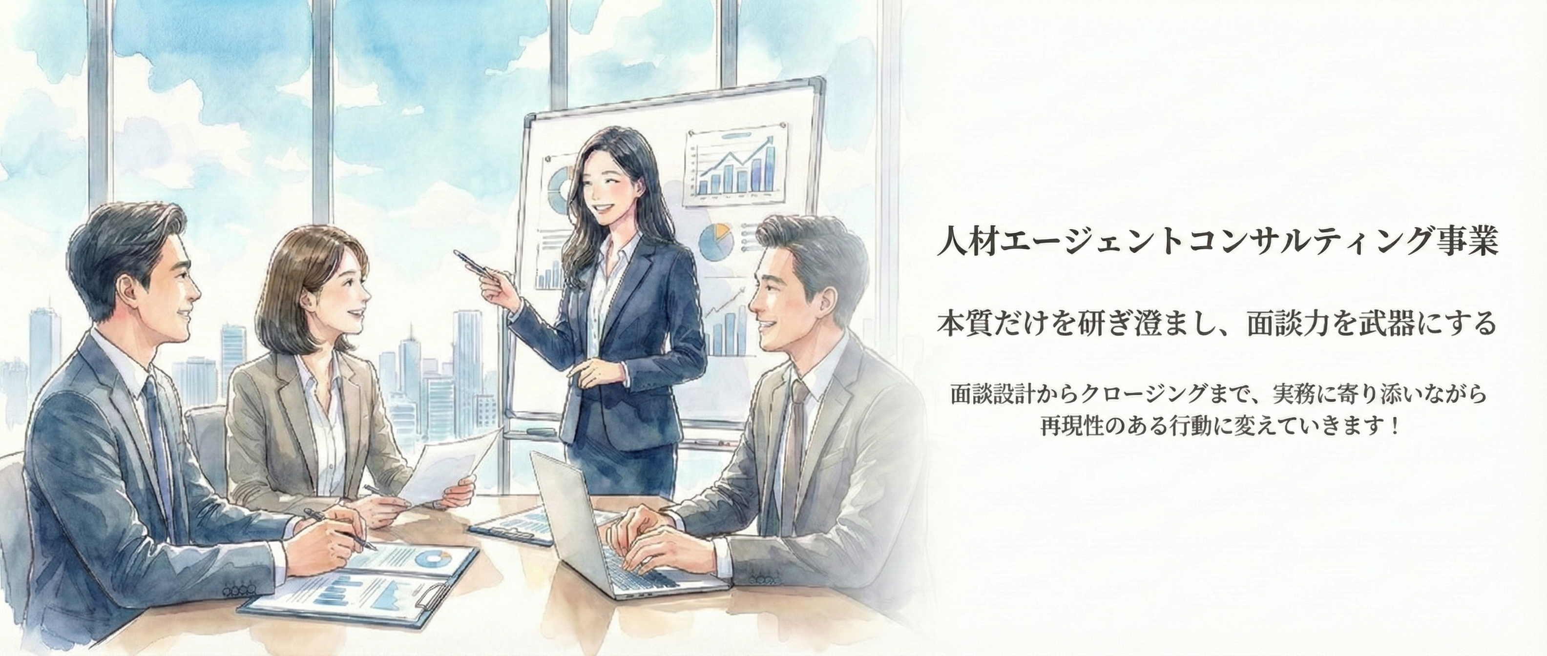 人材エージェントコンサルティング事業背景